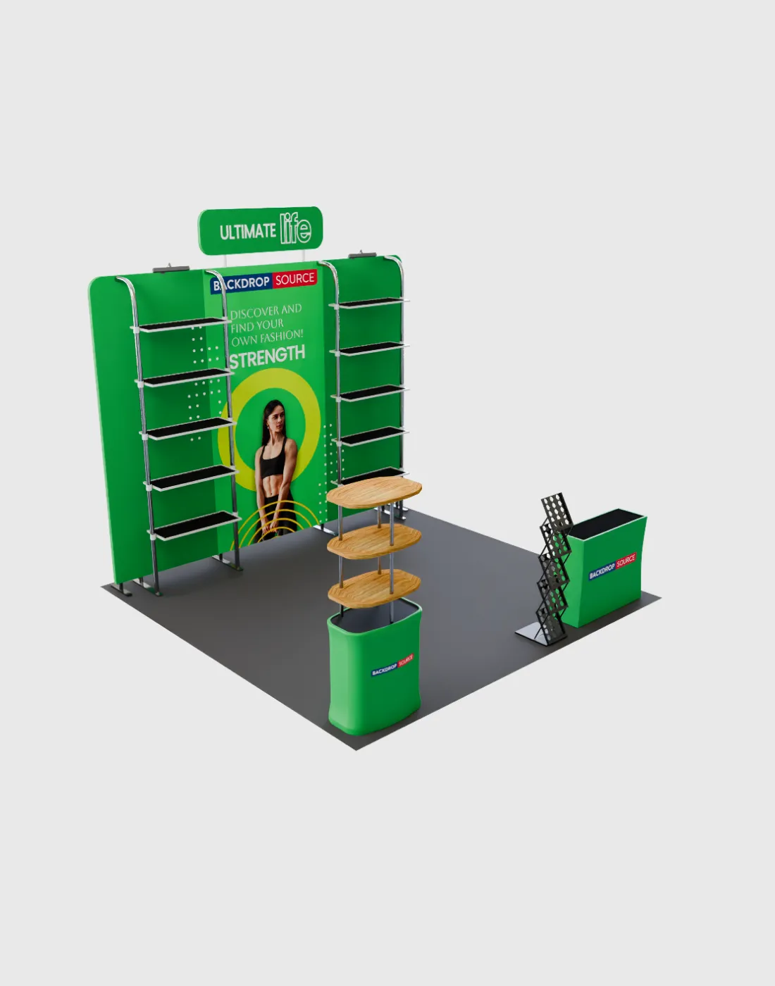 Portable Exhibit Display 3m - Model 19