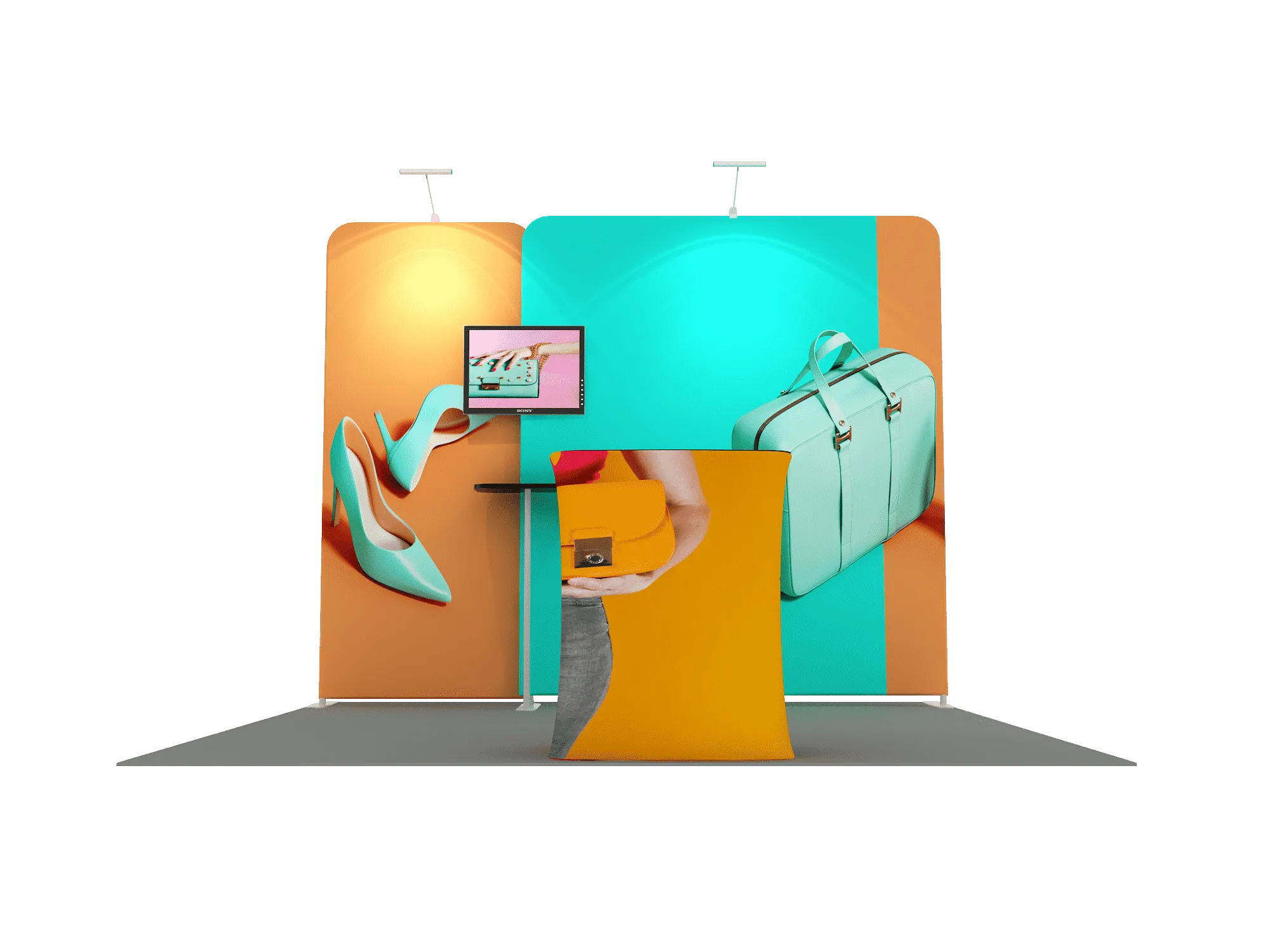 Portable Exhibit Display 3m - Model 1
