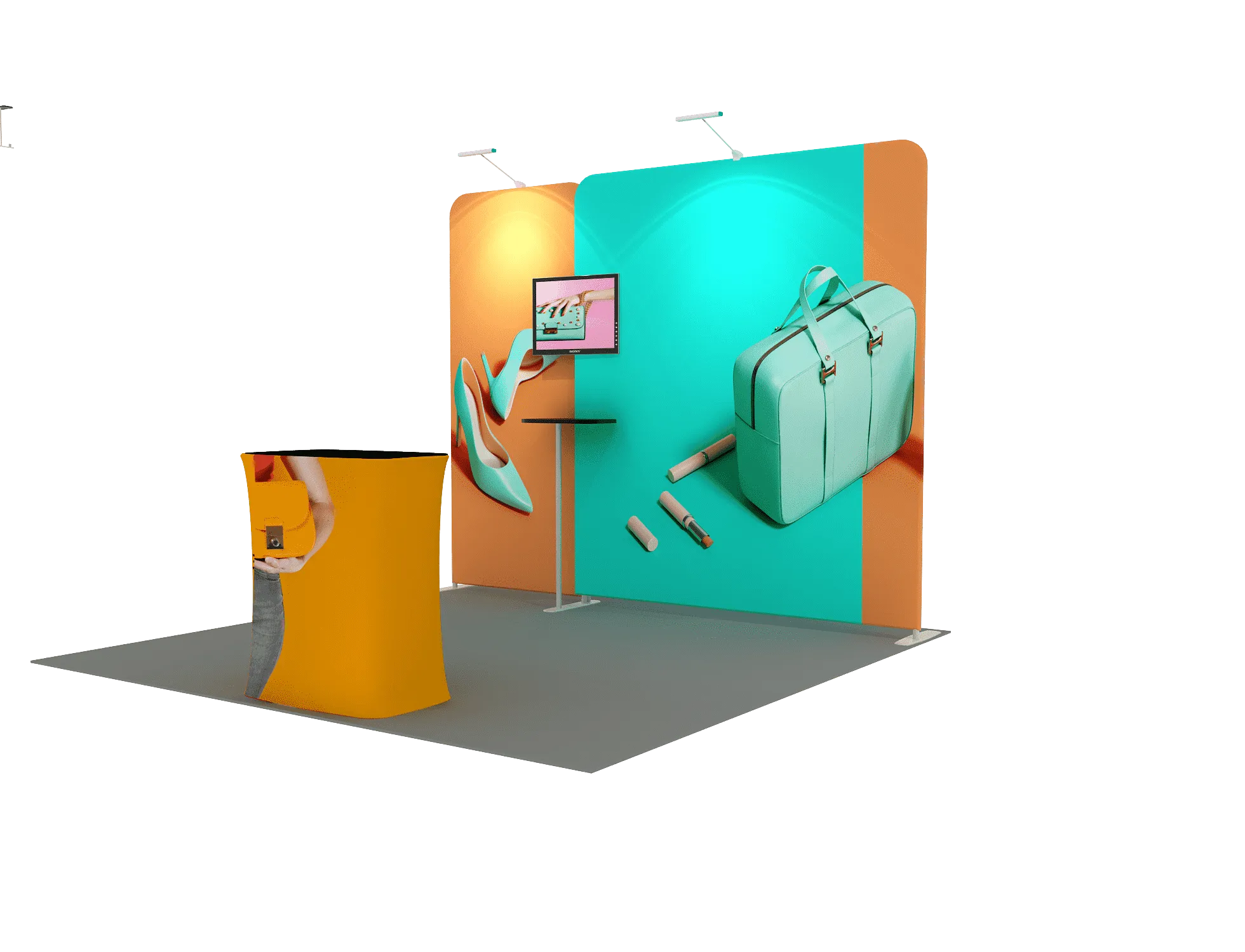 Portable Exhibit Display 3m - Model 1