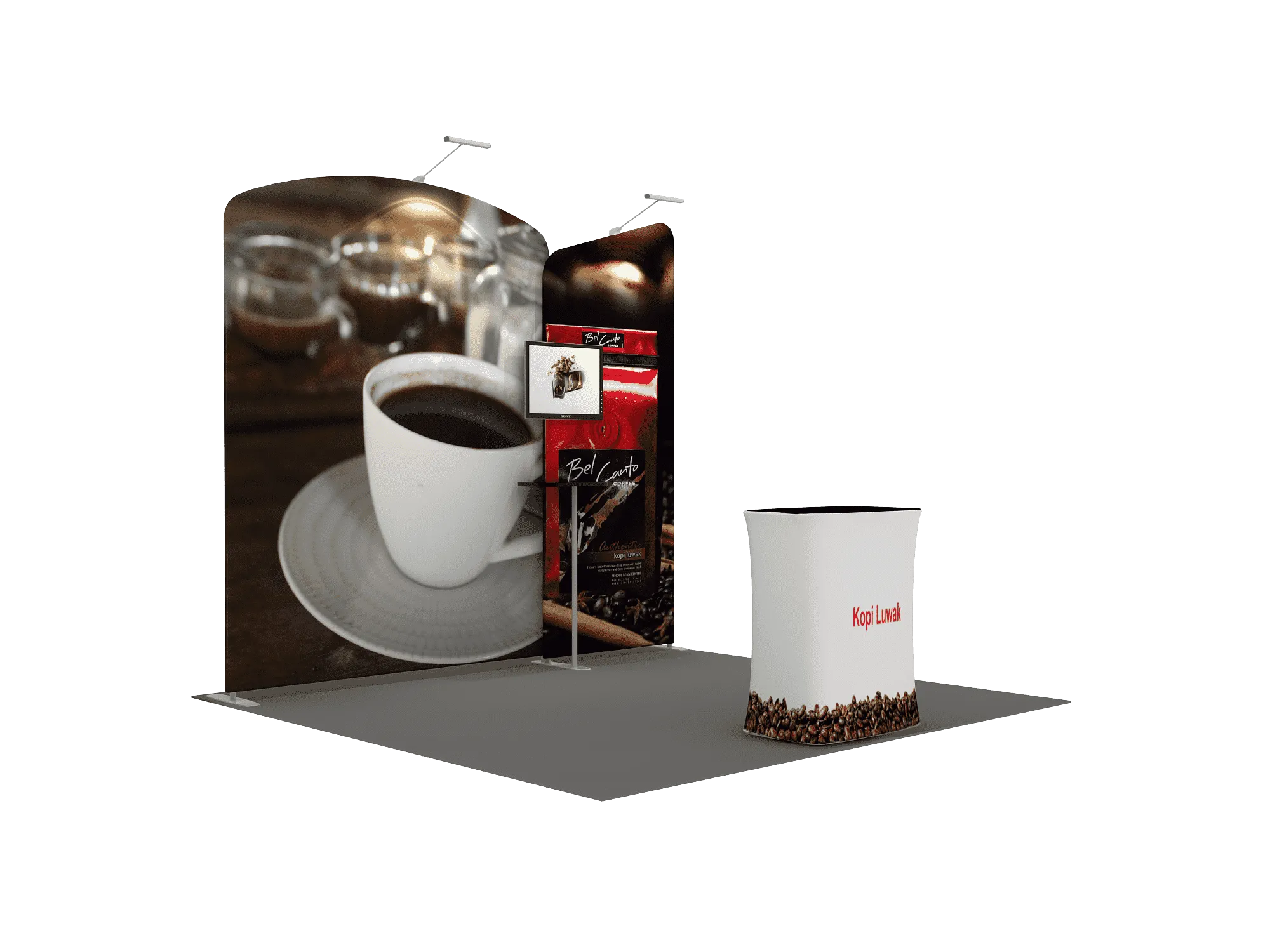 Portable Exhibit Display 3m - Model 5