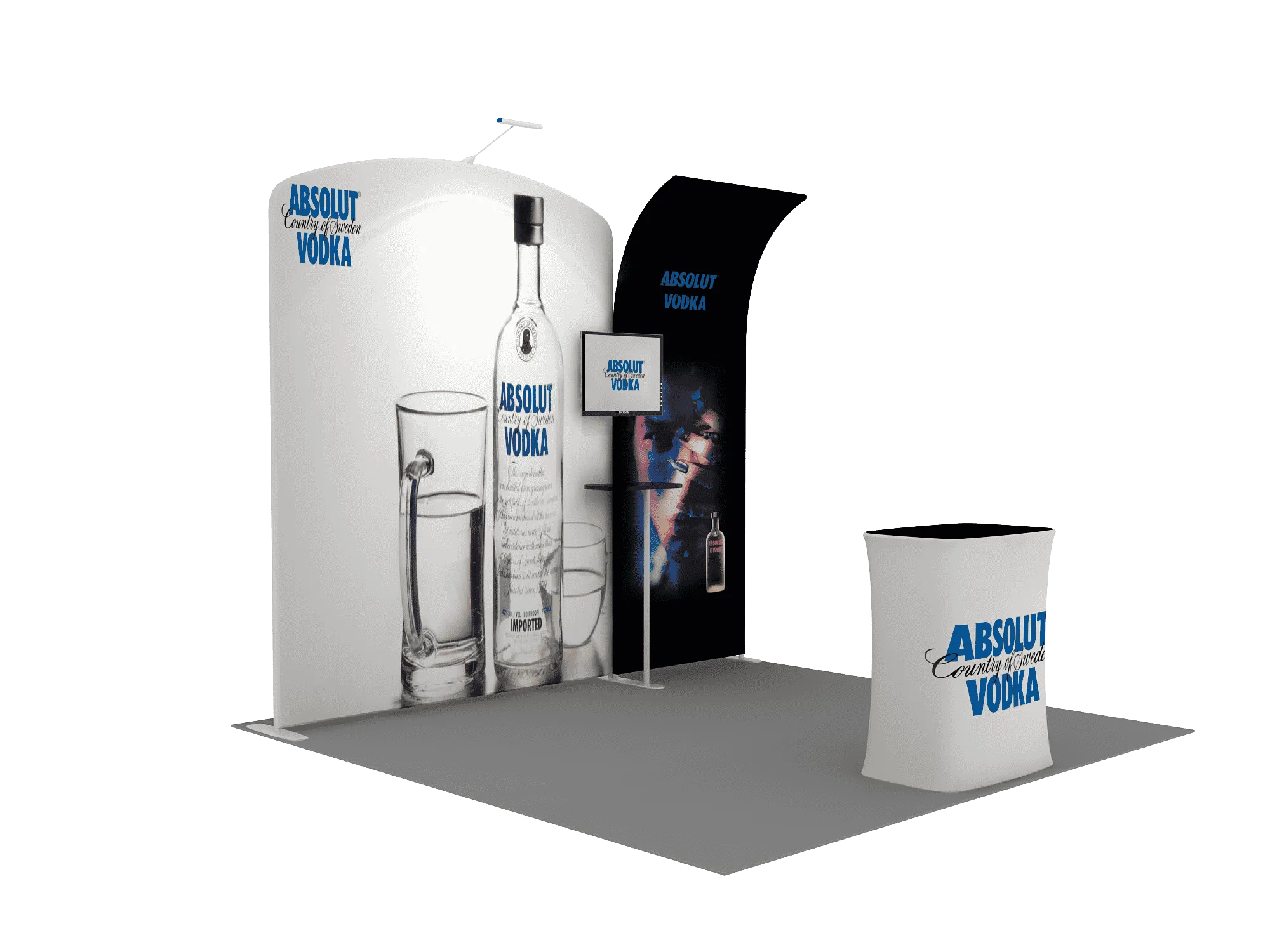 Portable Exhibit Display 3m - Model 8