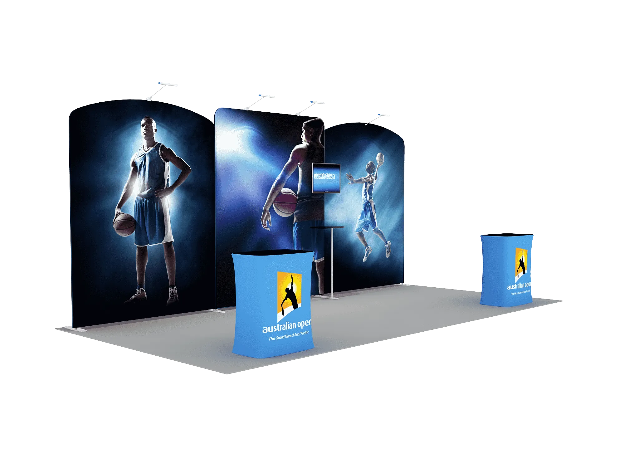 Portable Exhibit Display 6m - Model 10