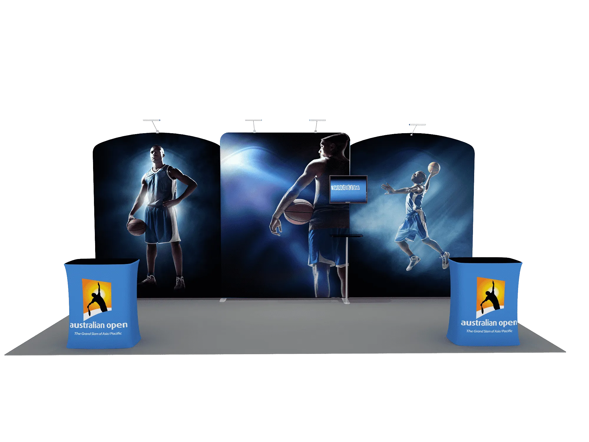 Portable Exhibit Display 6m - Model 10