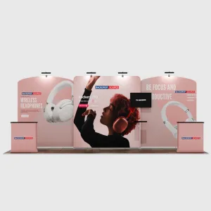 Portable Exhibit Display 6m - Model 10