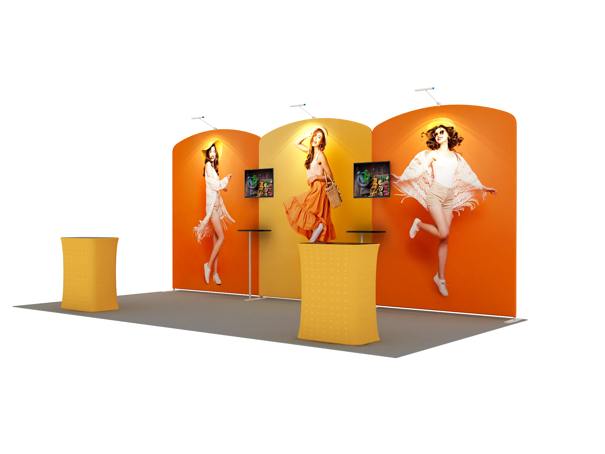 Portable Exhibit Display 6m - Model 11