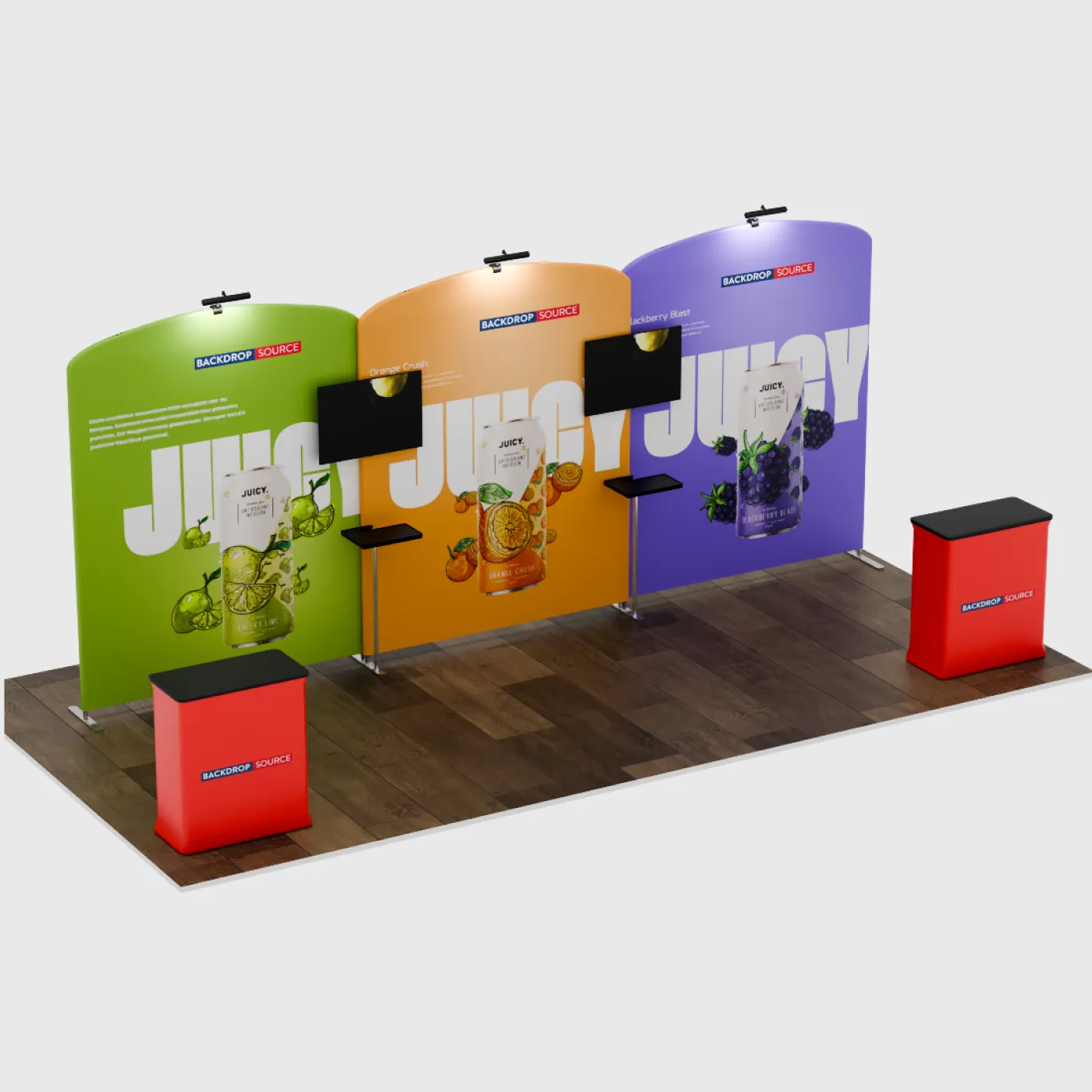 Portable Exhibit Display 6m - Model 11