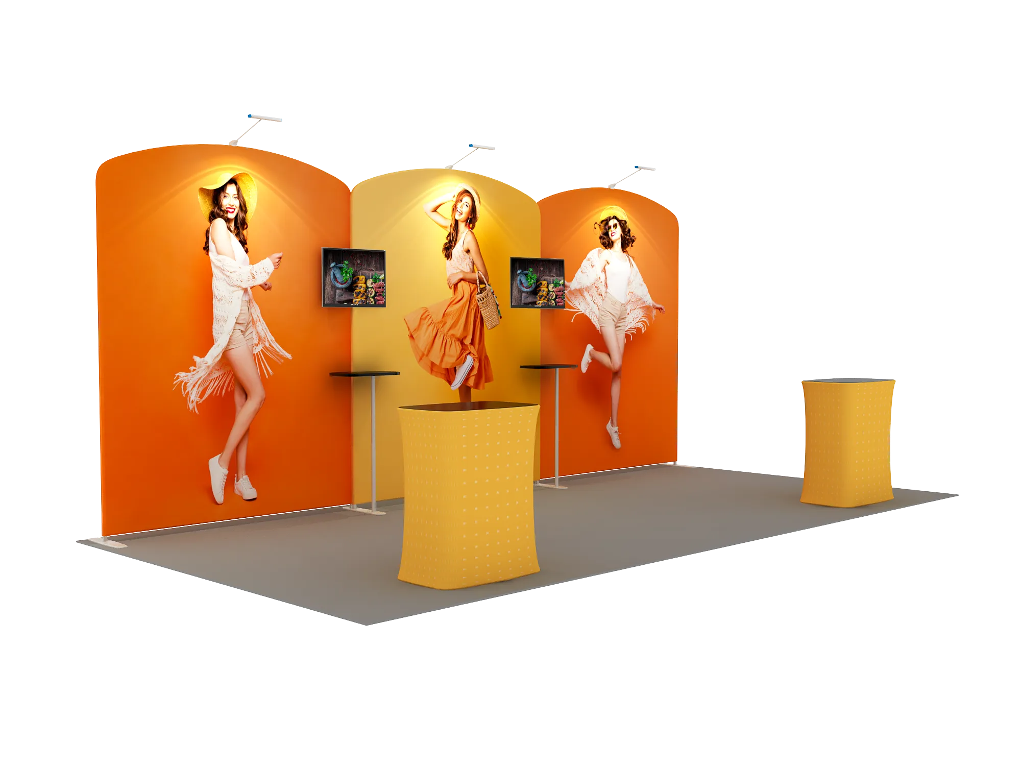 Portable Exhibit Display 6m - Model 11