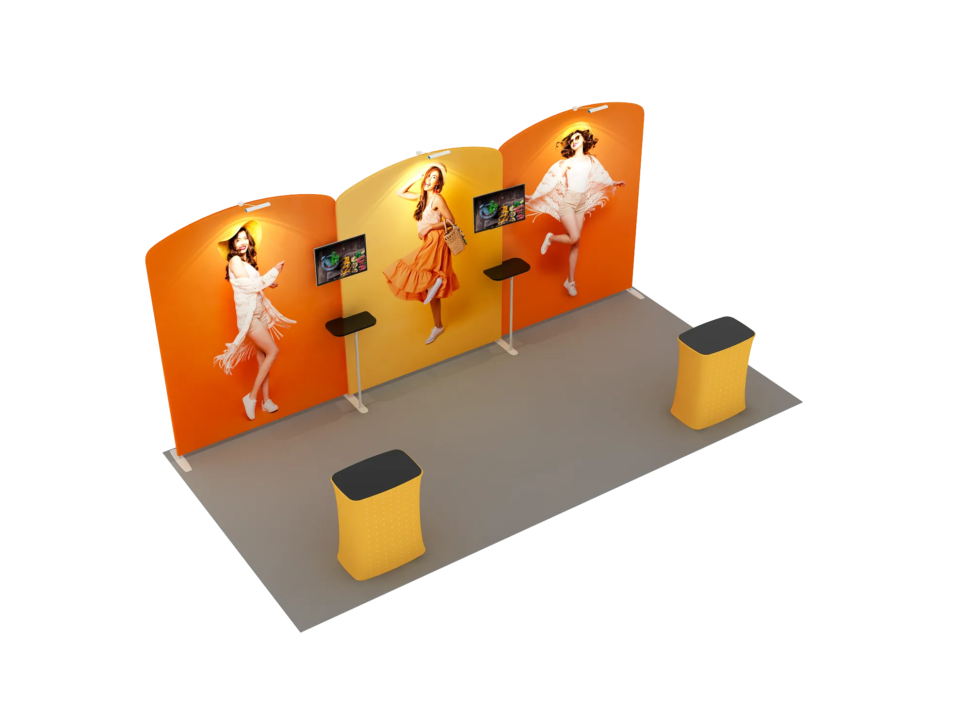 Portable Exhibit Display 6m - Model 11