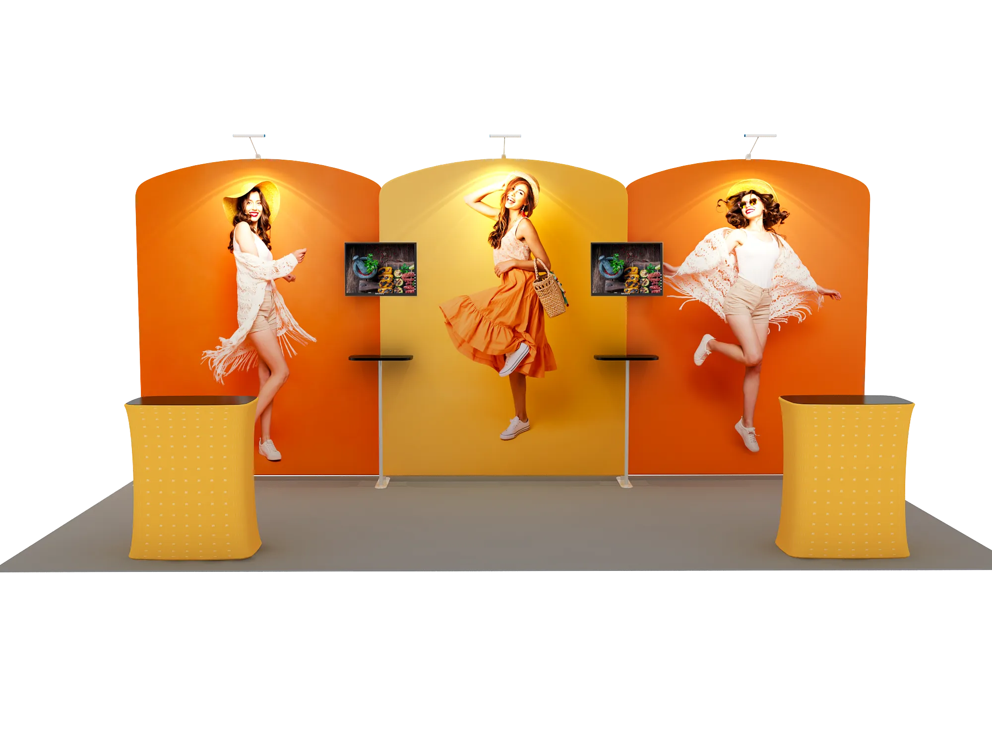 Portable Exhibit Display 6m - Model 11