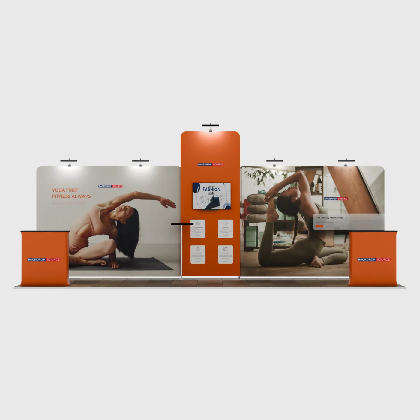 Portable Exhibit Display 6m - Model 12