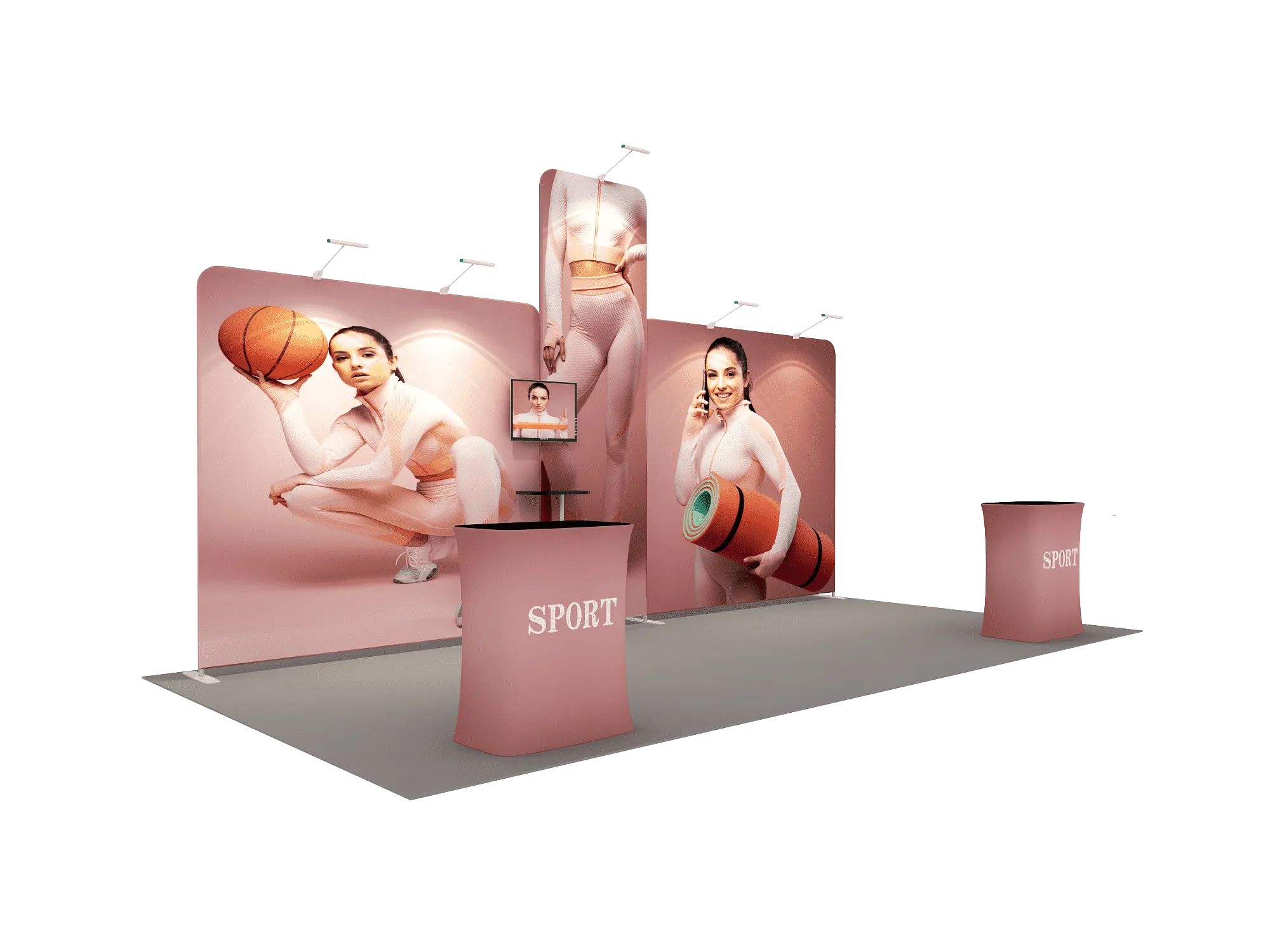 Portable Exhibit Display 6m - Model 12