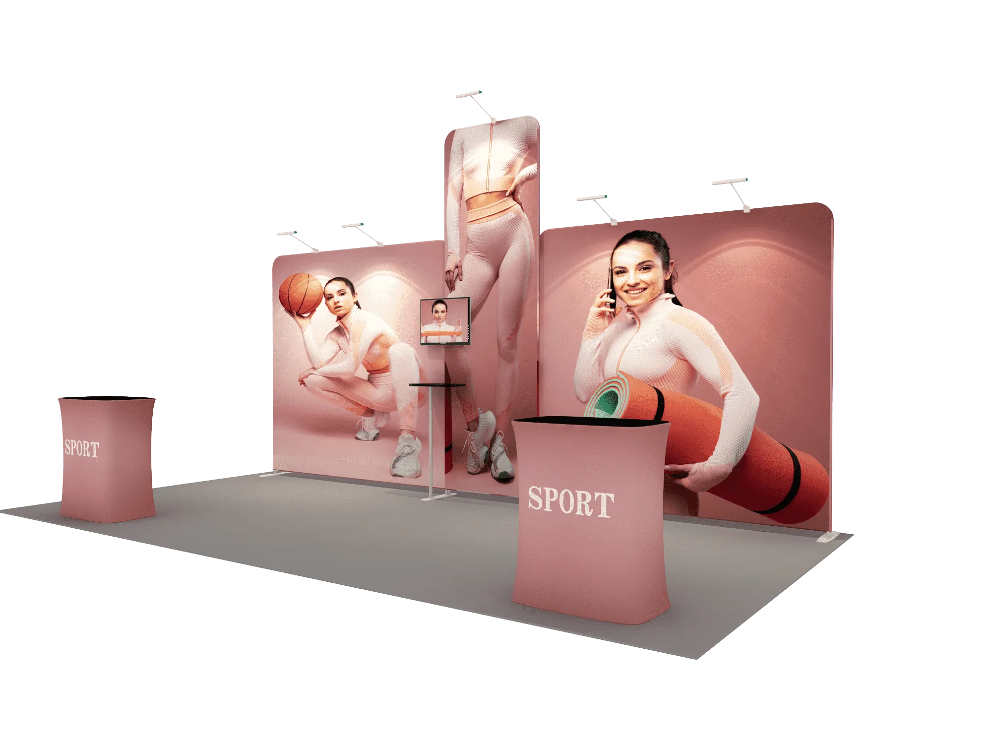 Portable Exhibit Display 6m - Model 12