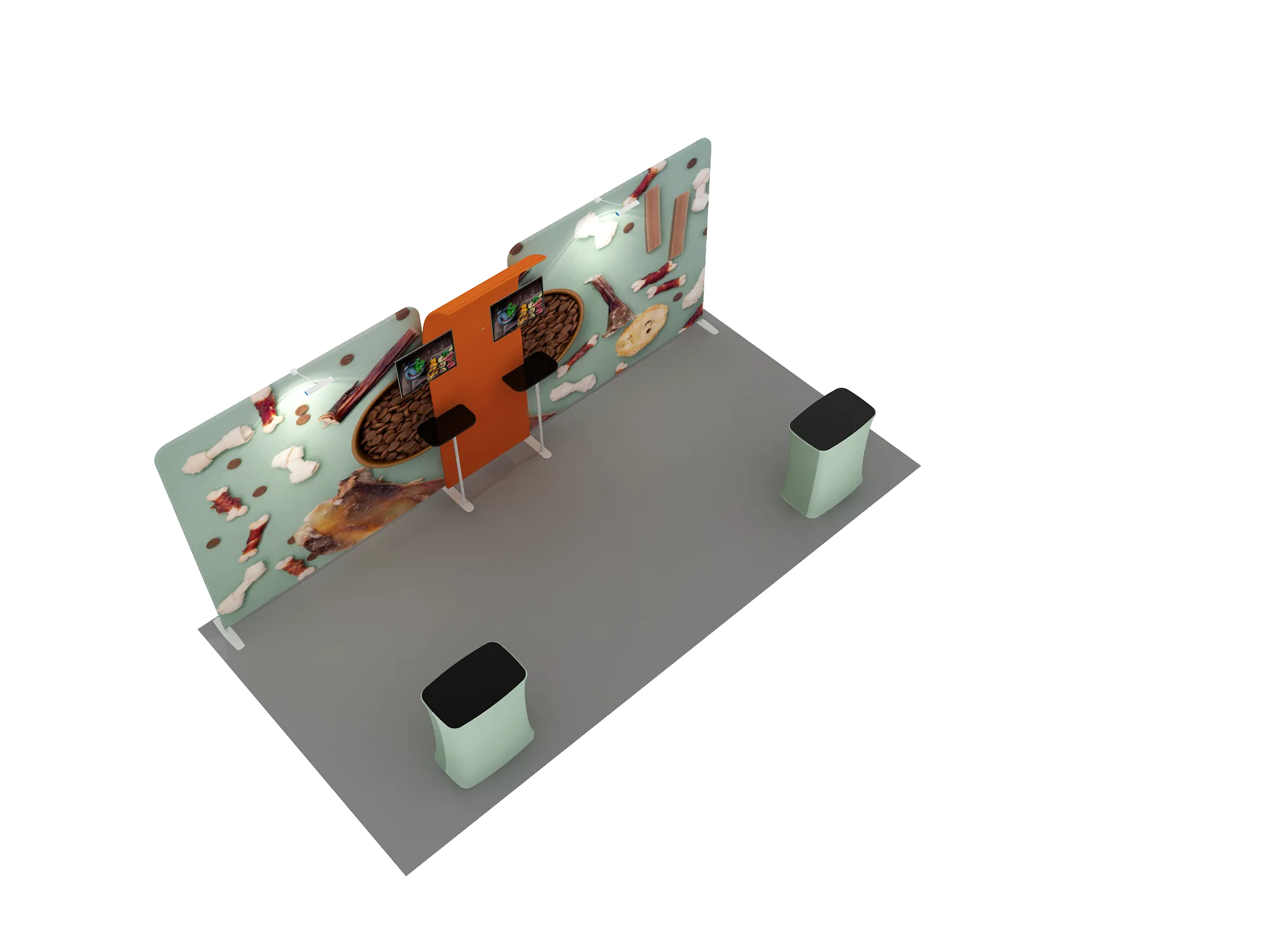 Portable Exhibit Display 6m - Model 13