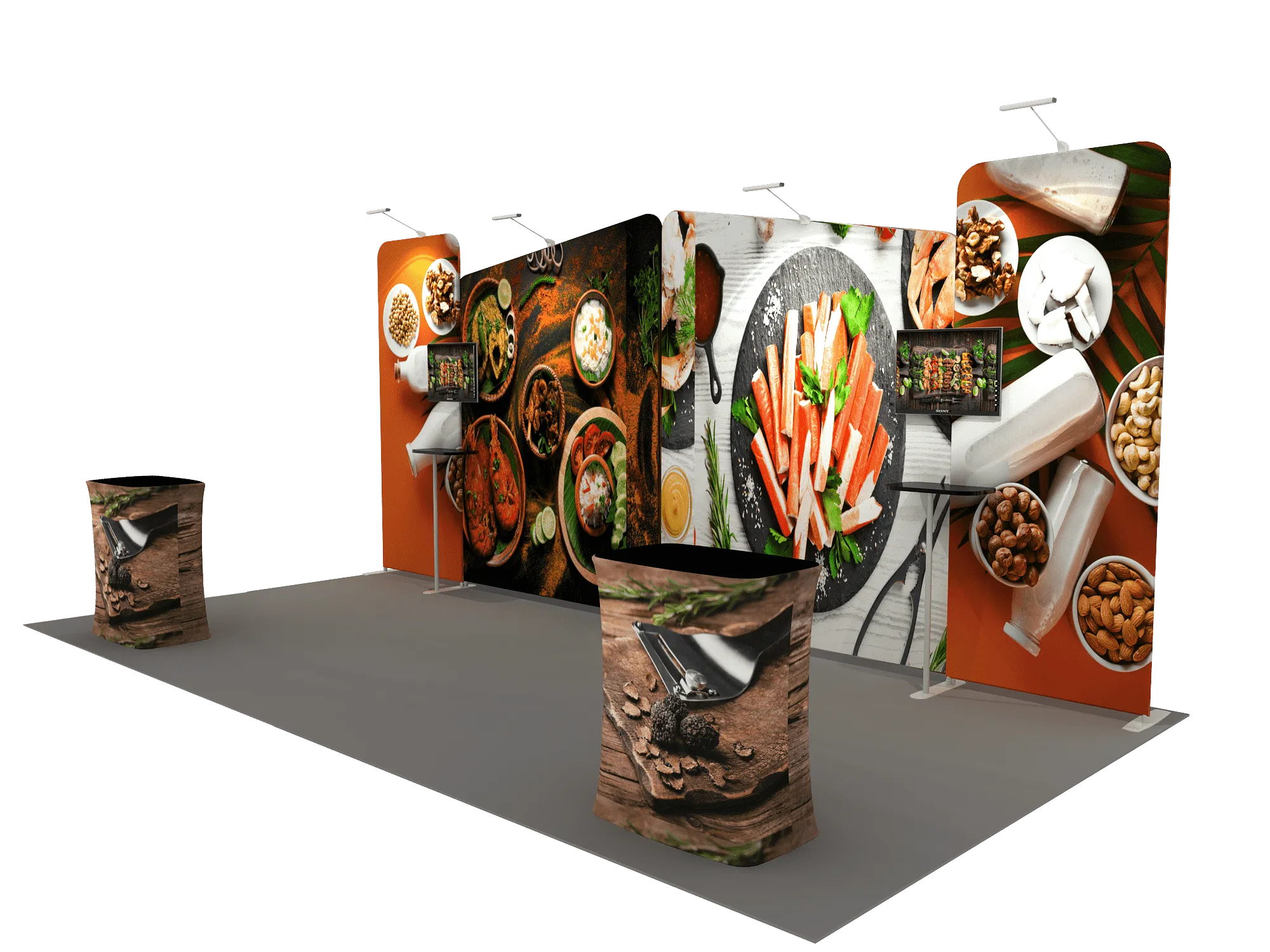 Portable Exhibit Display 6m - Model 1