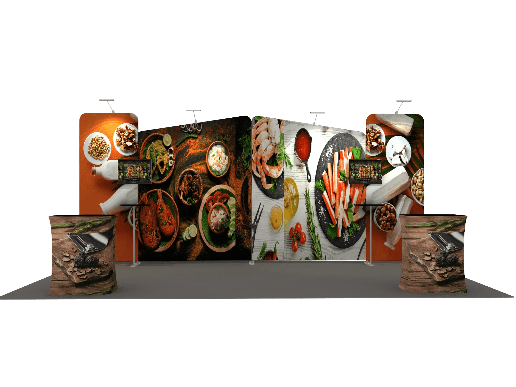 Portable Exhibit Display 6m - Model 1