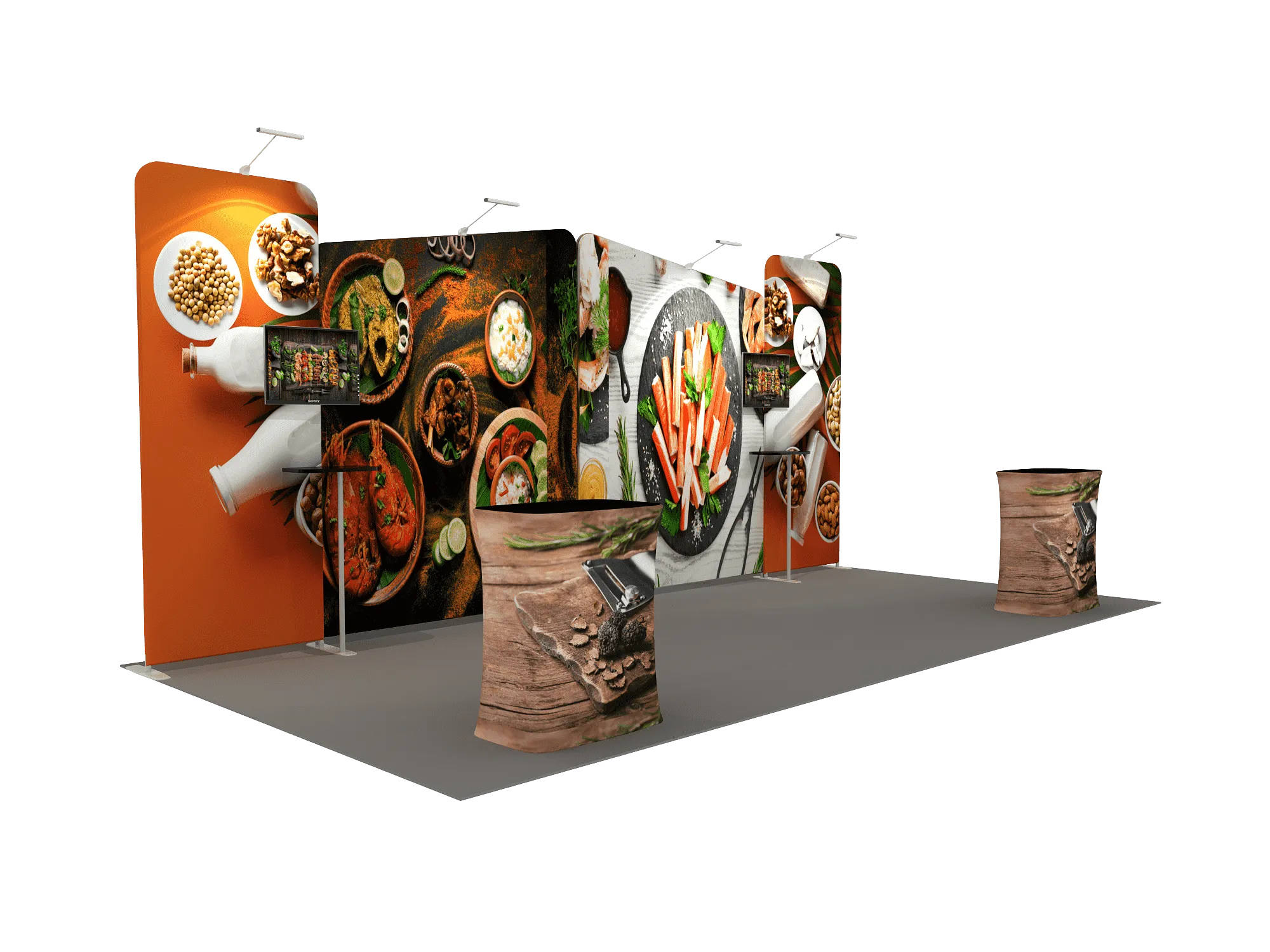 Portable Exhibit Display 6m - Model 1