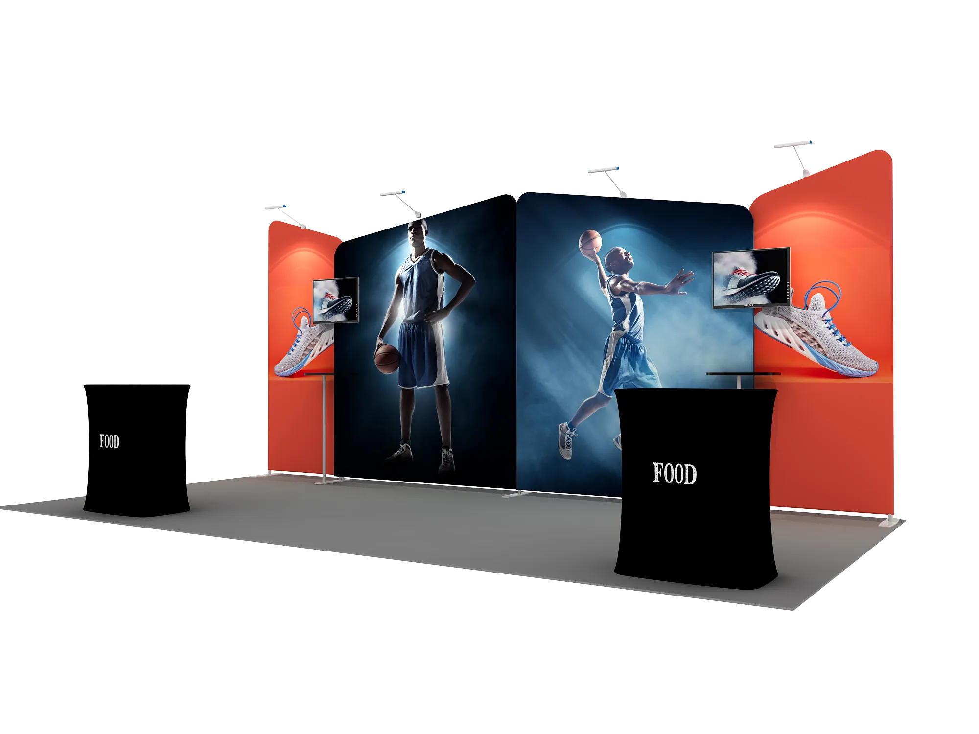 Portable Exhibit Display 6m - Model 2