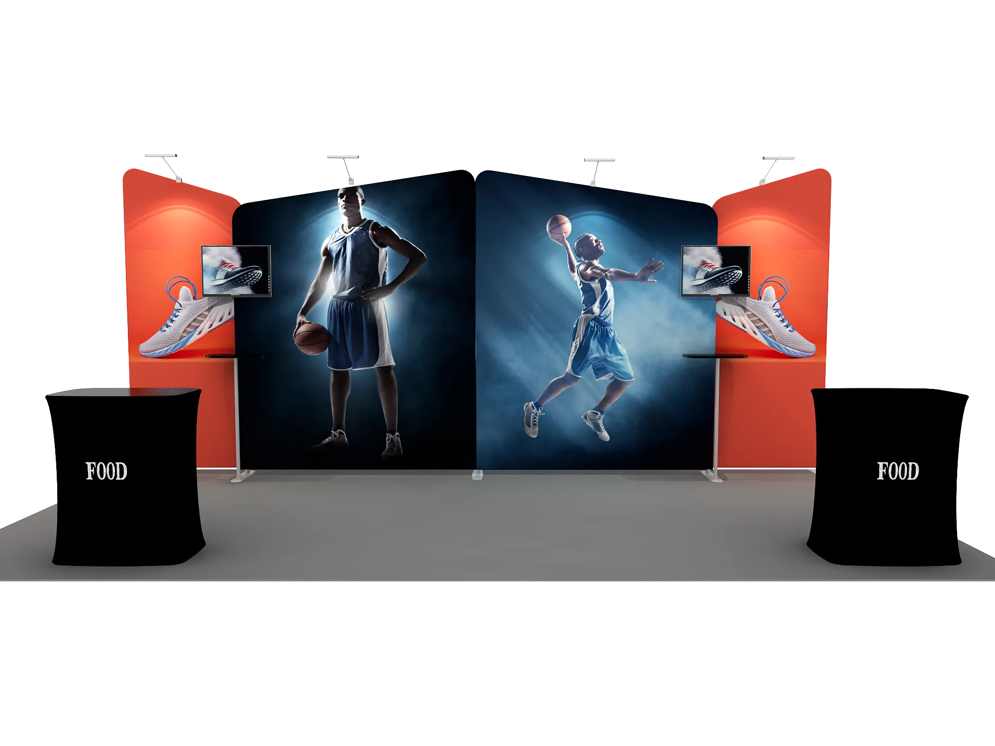 Portable Exhibit Display 6m - Model 2