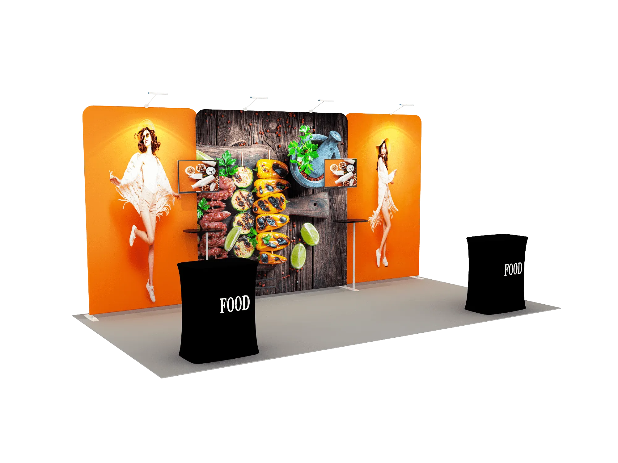 Portable Exhibit Display 6m - Model 4