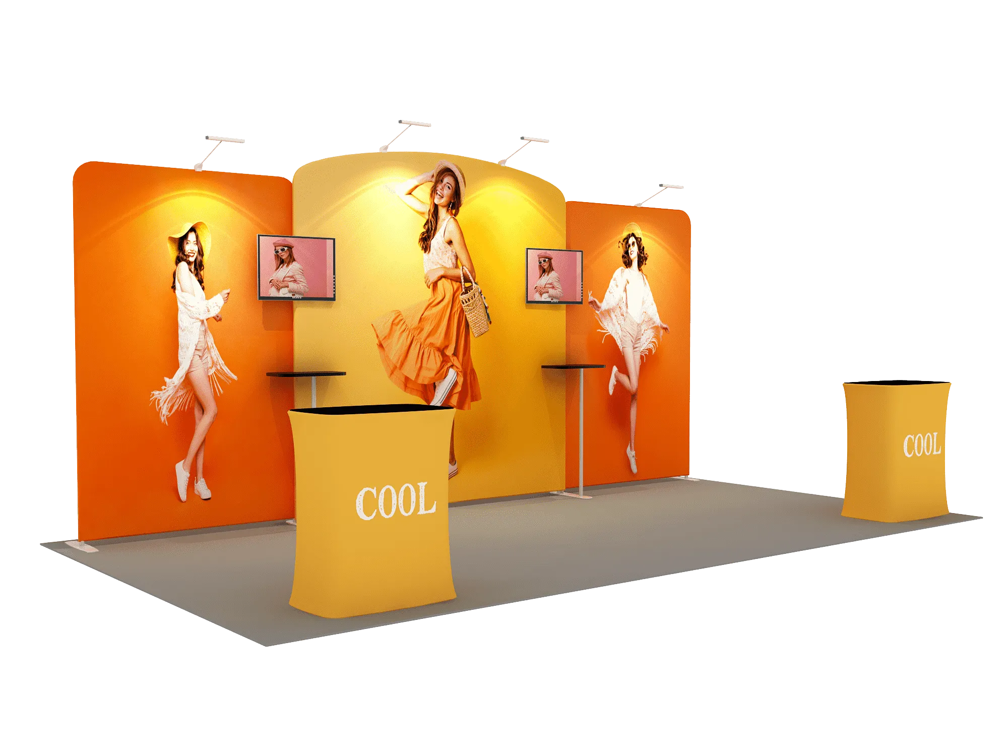 Portable Exhibit Display 6m - Model 7
