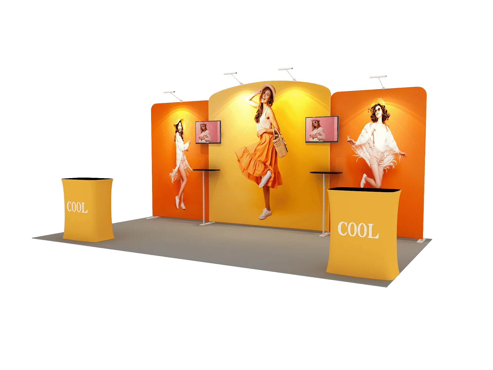 Portable Exhibit Display 6m - Model 7