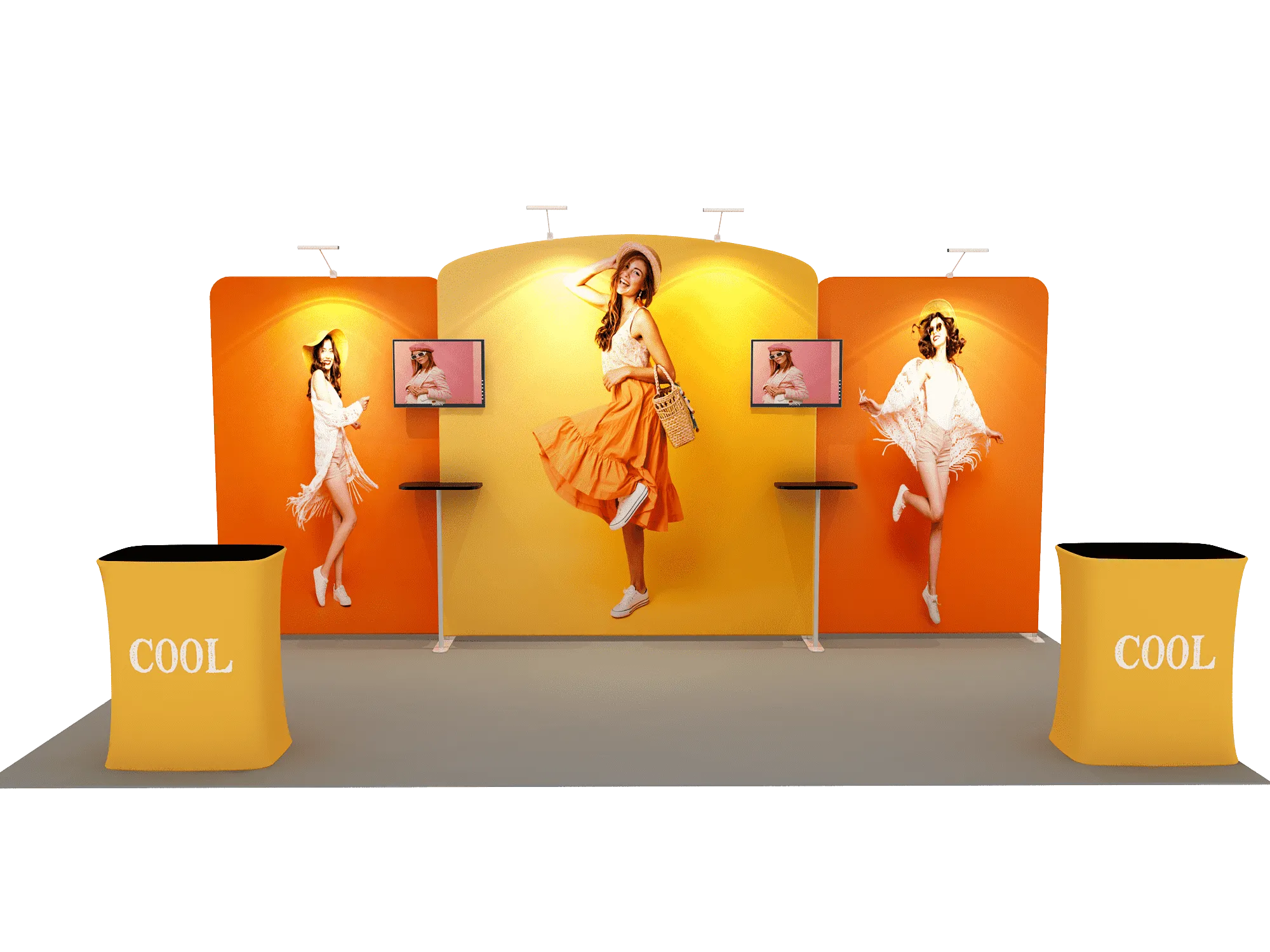 Portable Exhibit Display 6m - Model 7