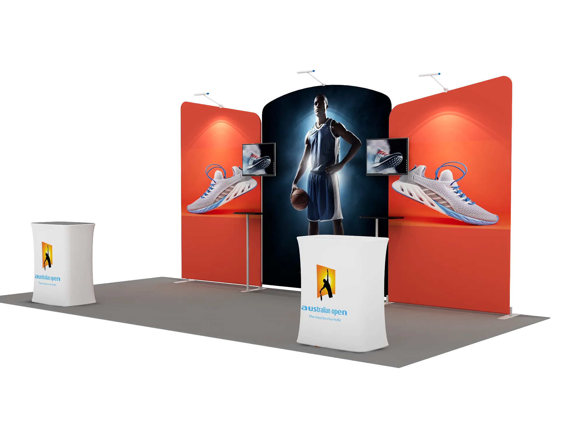 Portable Exhibit Display 6m - Model 8