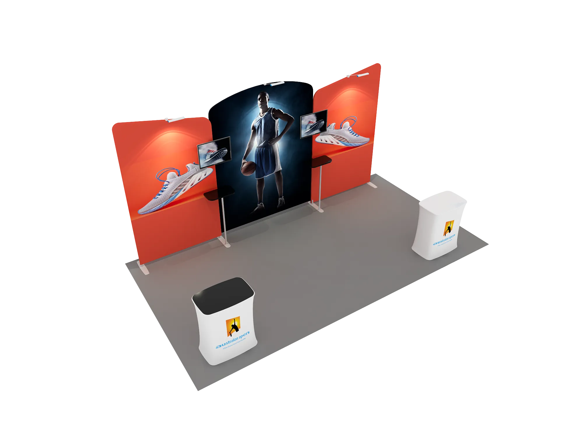 Portable Exhibit Display 6m - Model 8