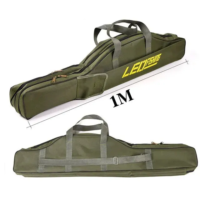Portable Foldable Fishing Rod Carrier Bag