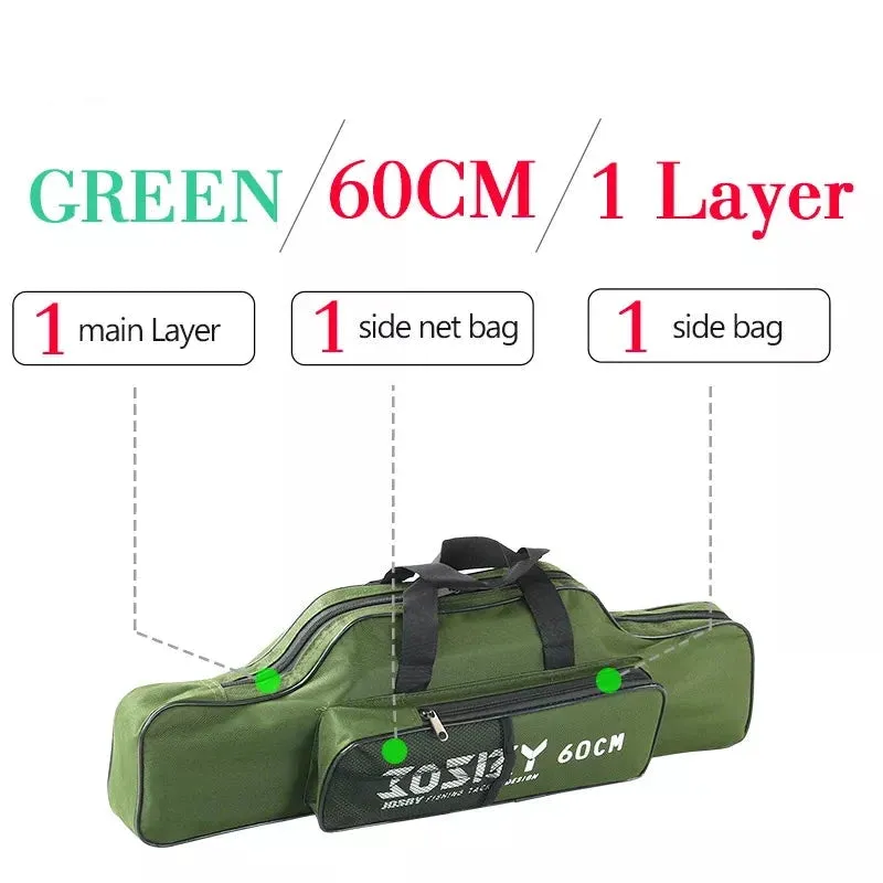 Portable Foldable Fishing Rod Carrier Bag