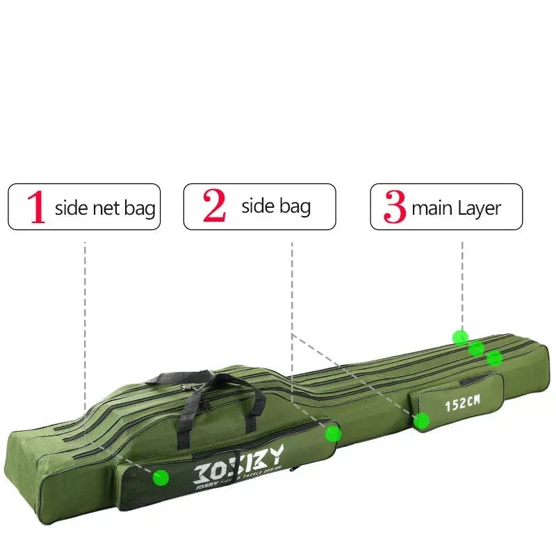 Portable Foldable Fishing Rod Carrier Bag