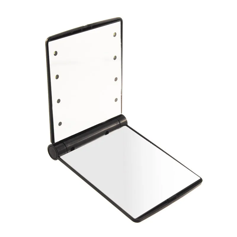 Portable Folding Mini Lighted Makeup Mirror