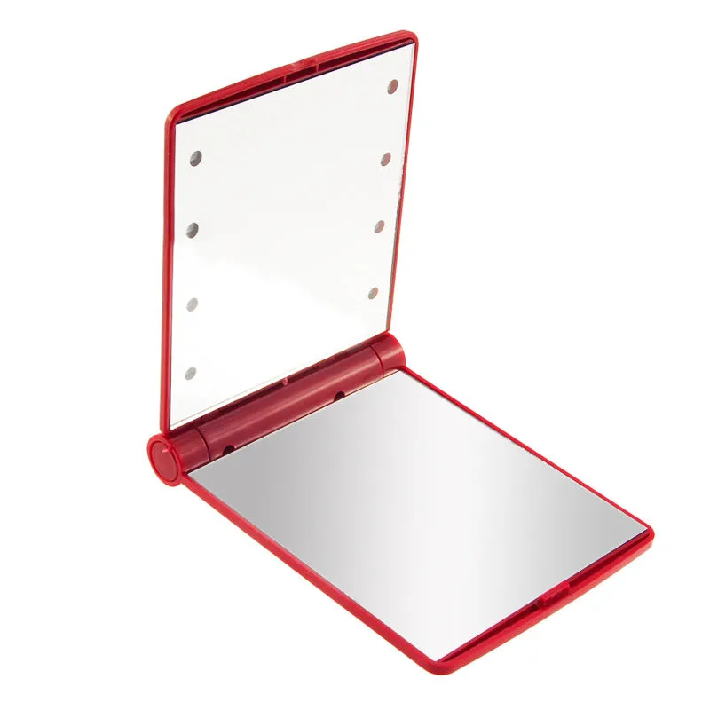 Portable Folding Mini Lighted Makeup Mirror