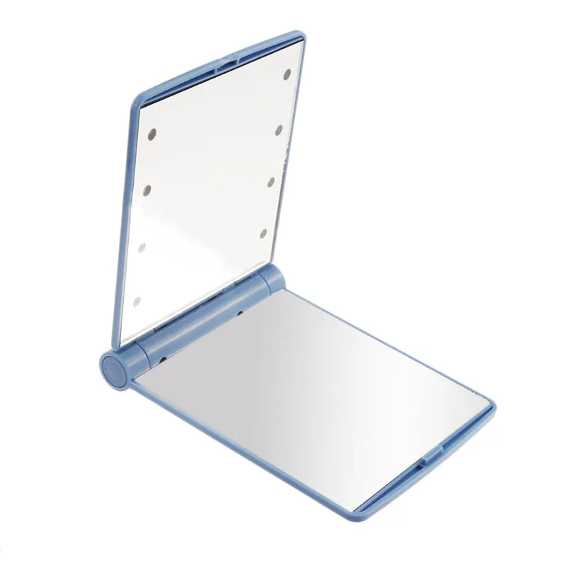 Portable Folding Mini Lighted Makeup Mirror