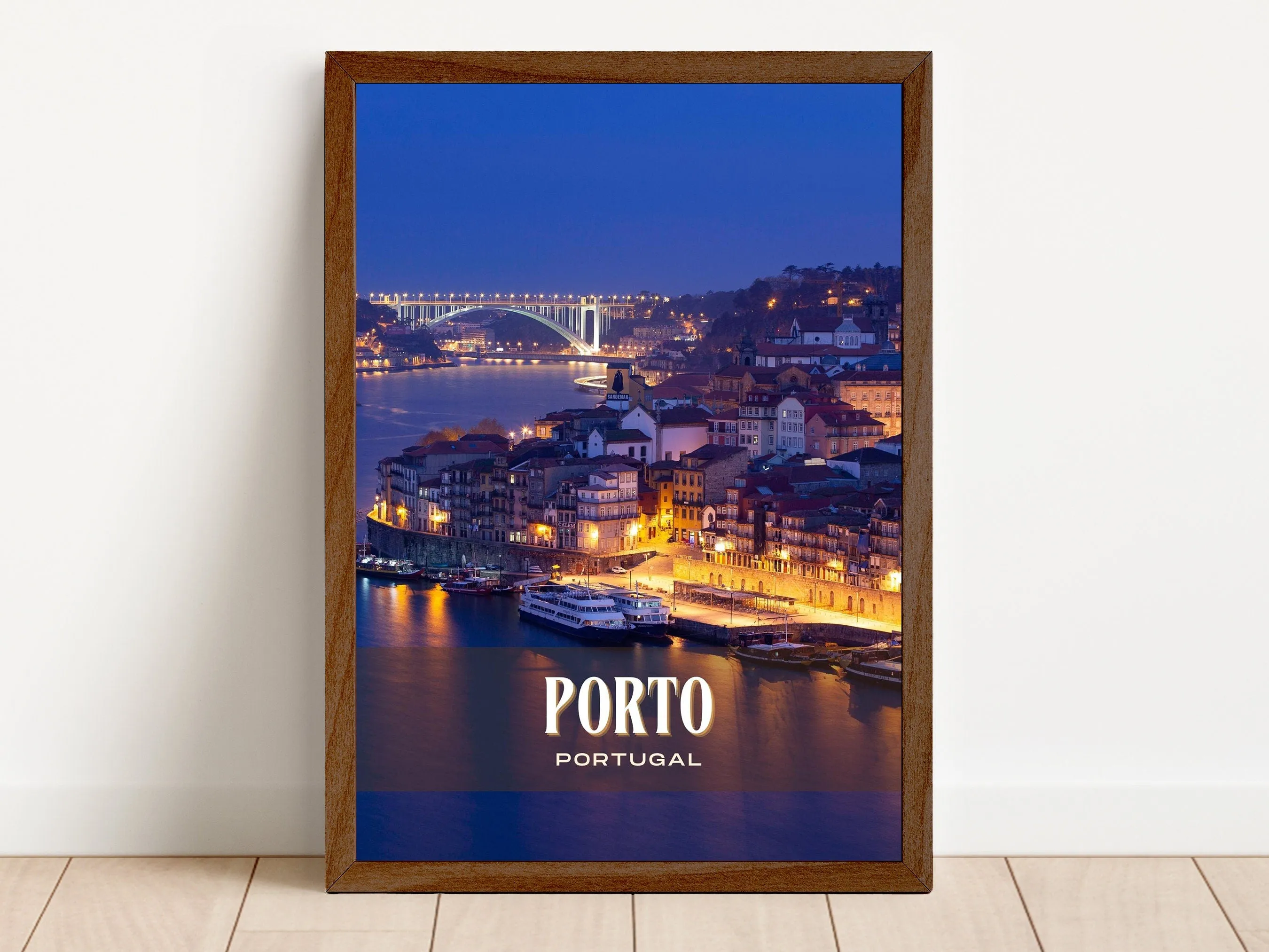 Porto Retro Wall Art, Portugal