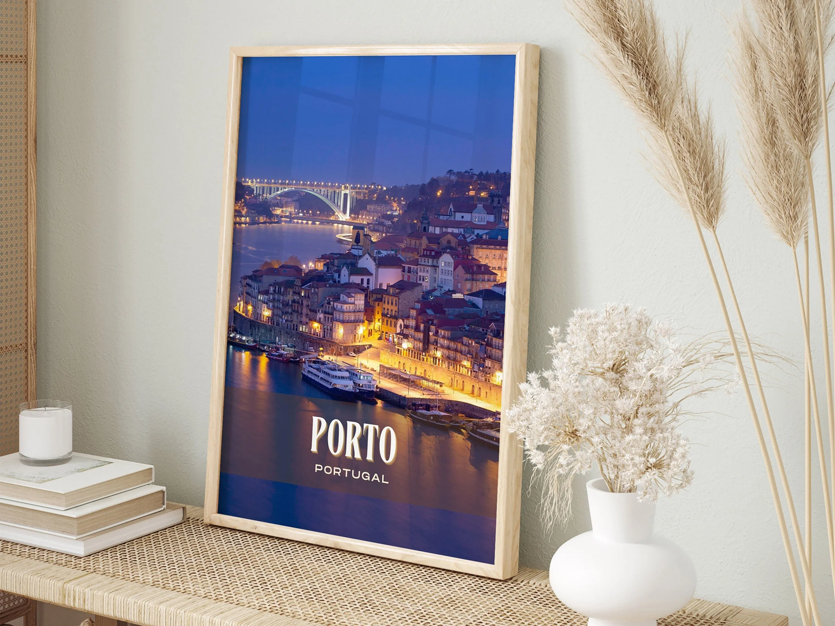 Porto Retro Wall Art, Portugal