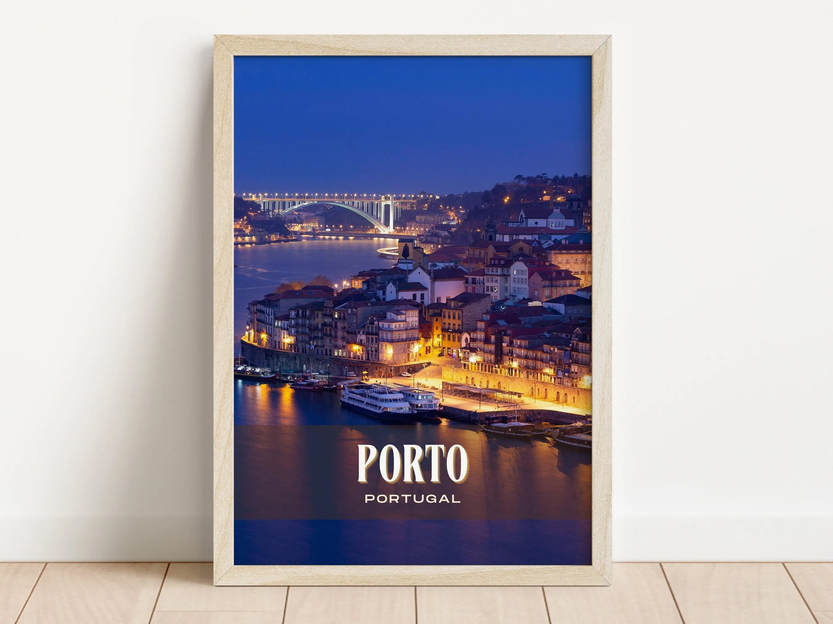 Porto Retro Wall Art, Portugal