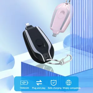 Power Banks Portable Type-C Keychain