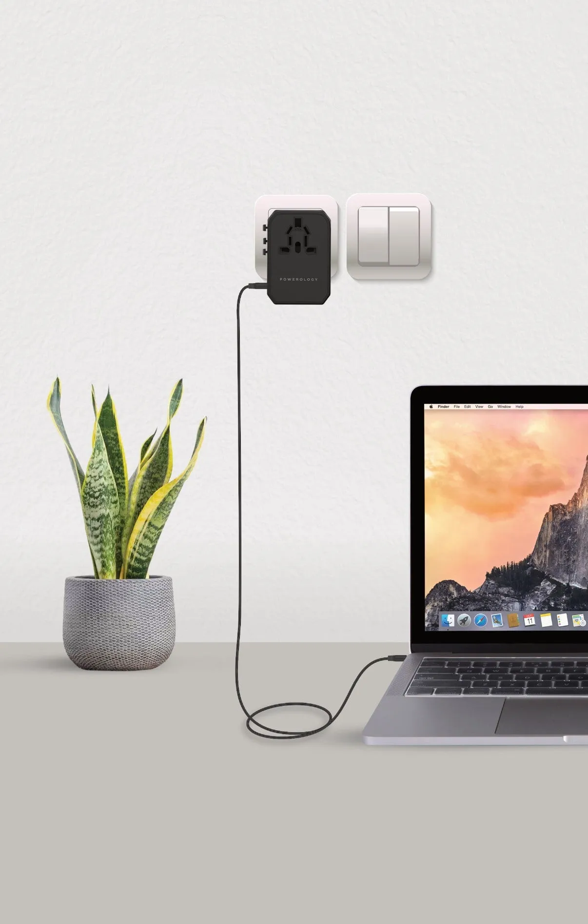 Powerology - Universal Charger 45W PD   Triple USB-A 2.4A Ports - MND