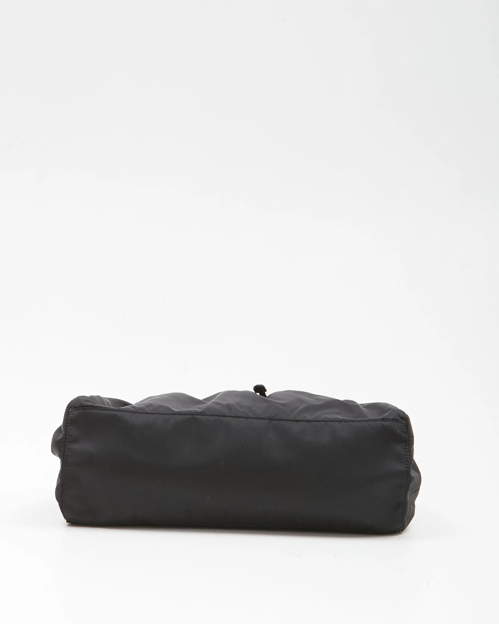 Prada Black Nylon Tessuto Bow Convertible Tote