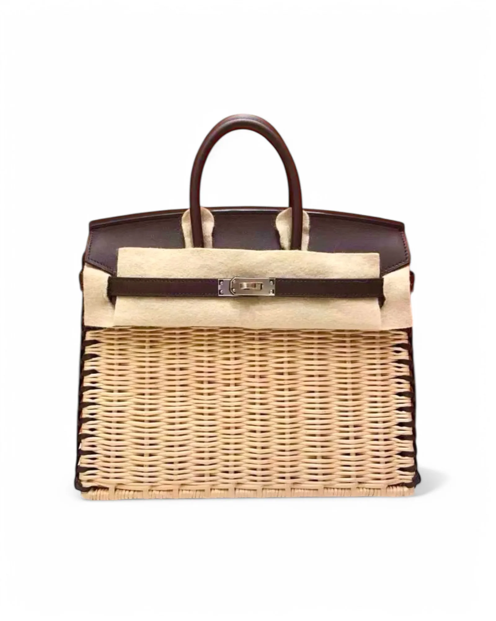 Pre-owned Hermès Birkin 25cm Picnic – Rouge Sellier