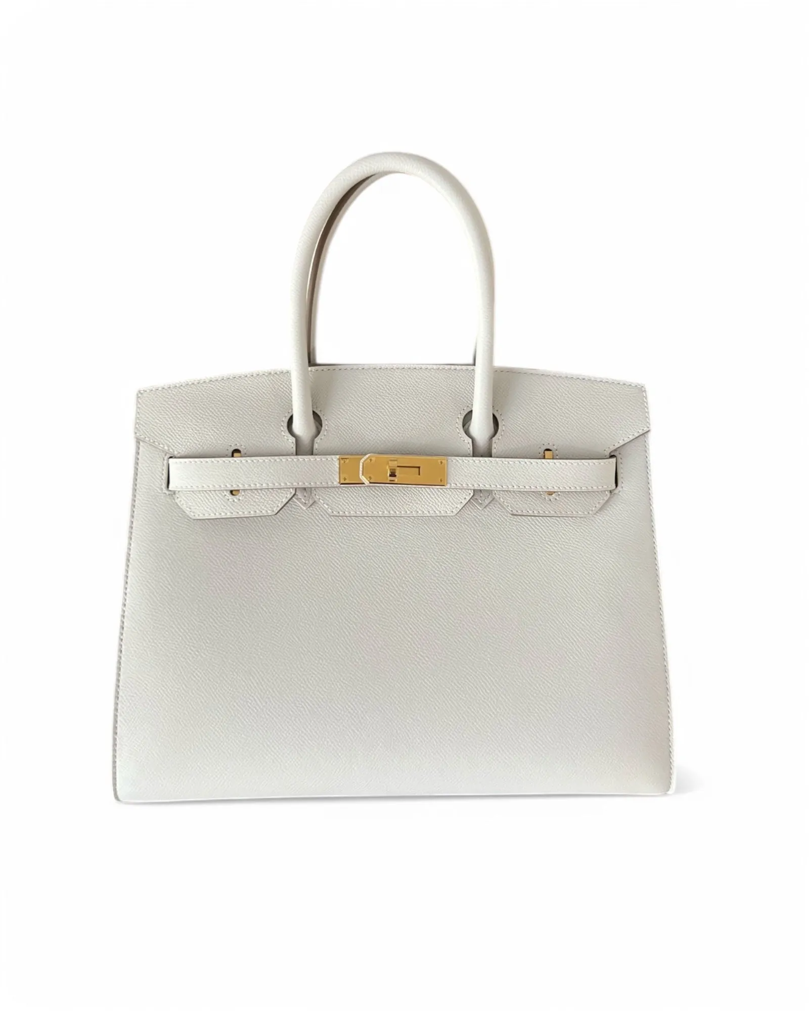Pre-owned Hermès Birkin 30 Gris Pale Sellier GHW (2024) – Pristine Condition - Full Set