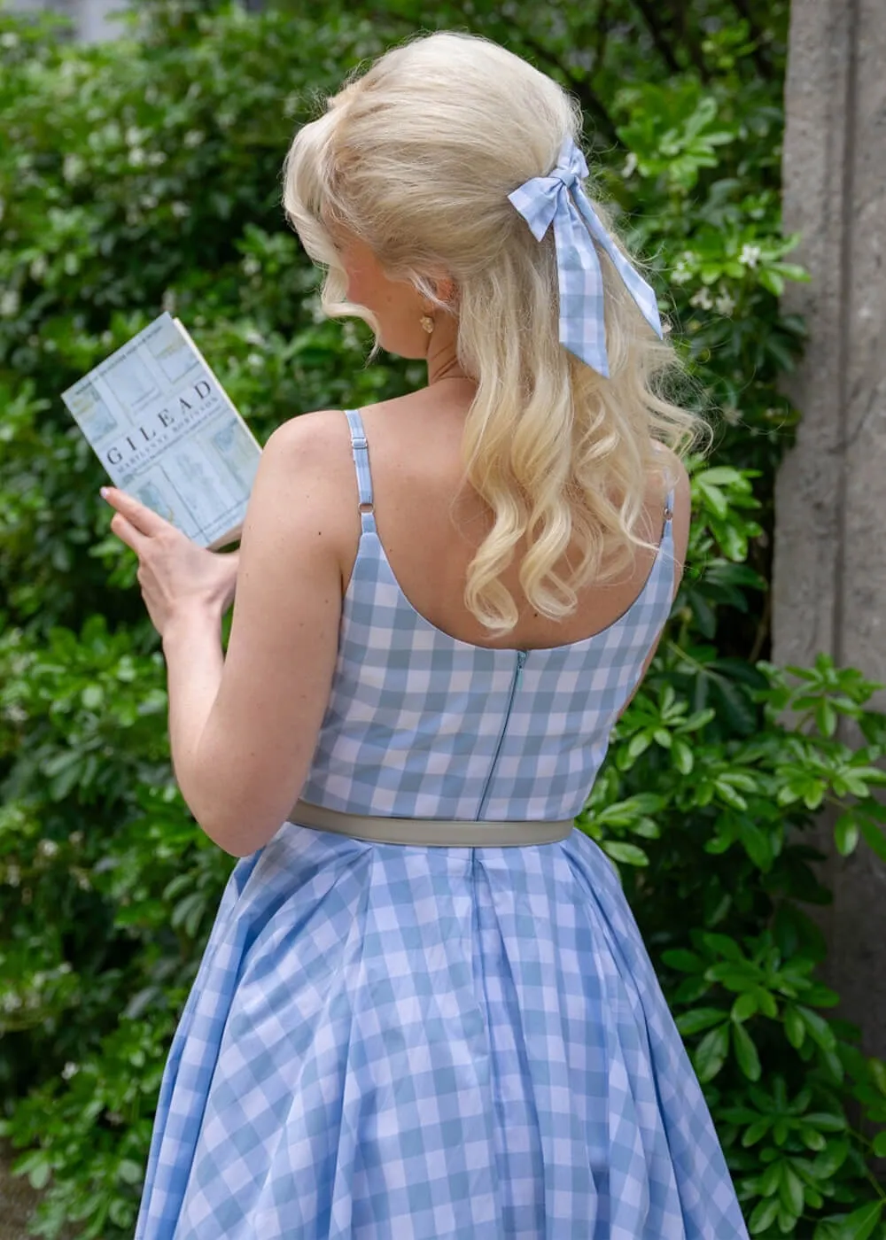 Pretty Dress Company Priscilla Gingham 50's Swing Dress Pale Blue