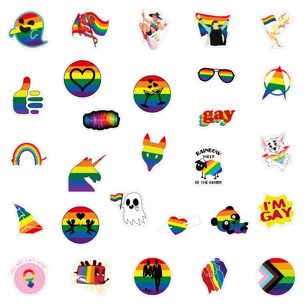 Pride-Themed Decal Stickers