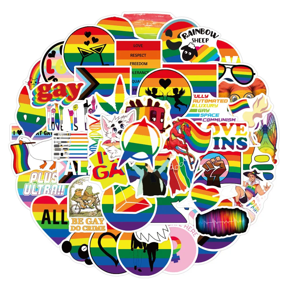 Pride-Themed Decal Stickers
