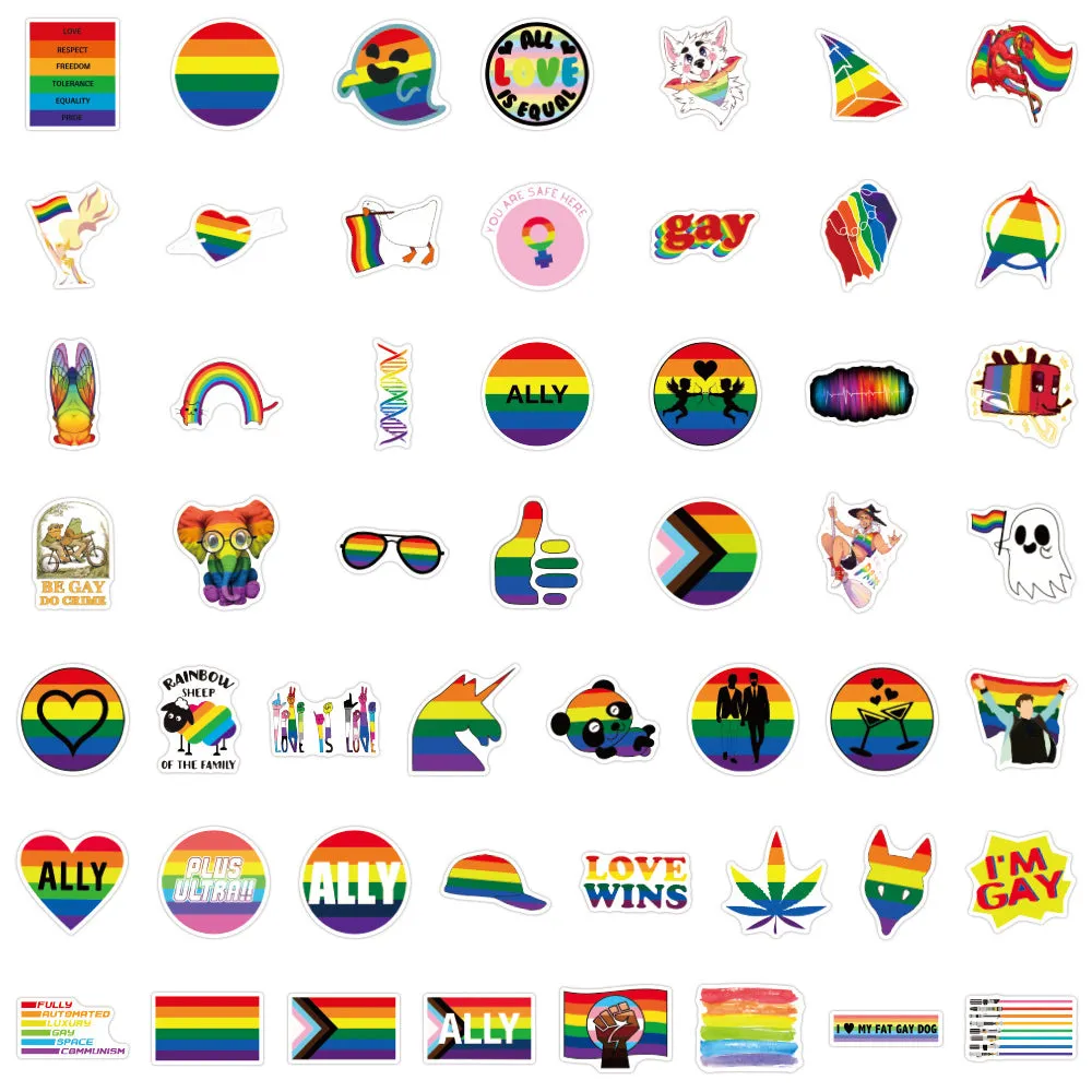 Pride-Themed Decal Stickers