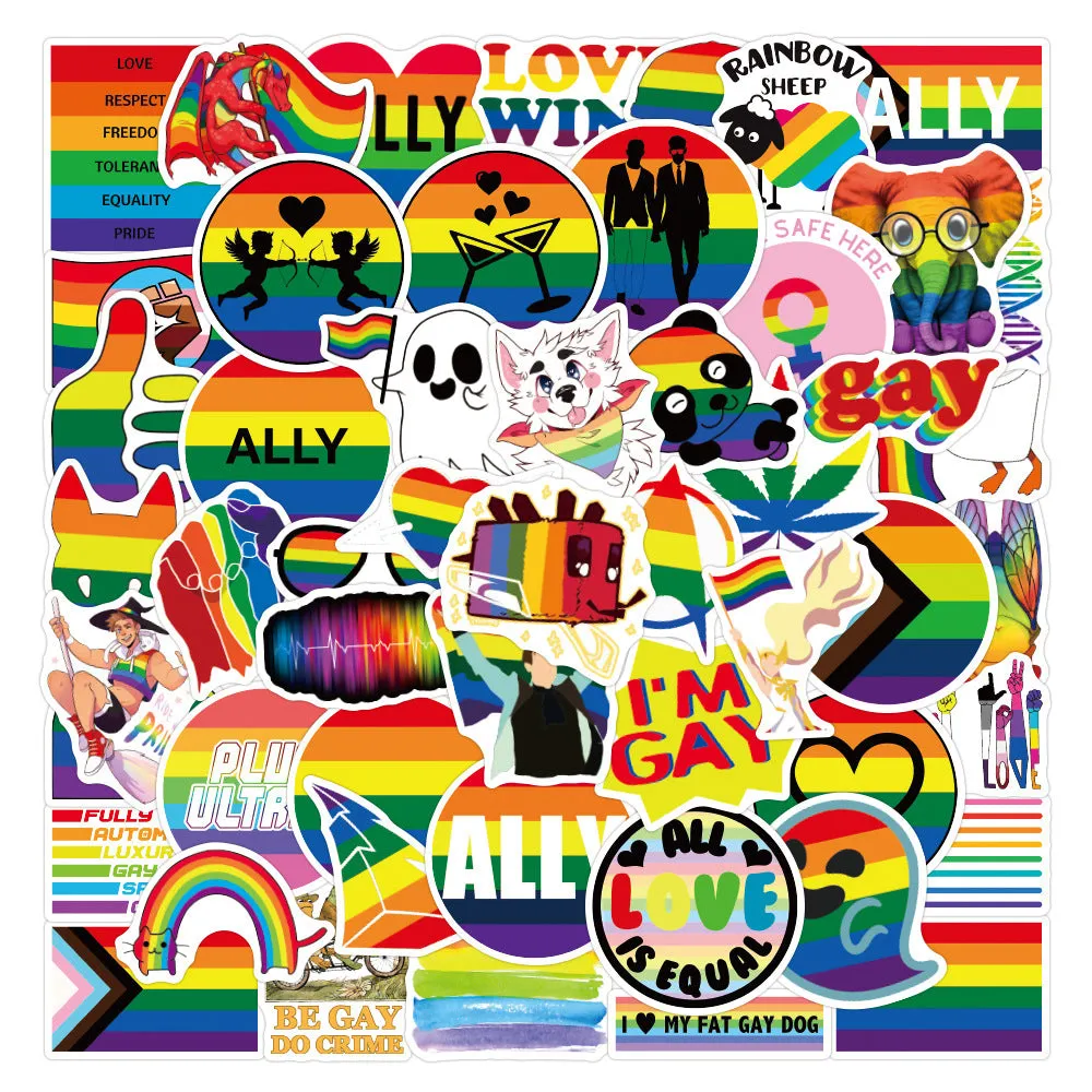 Pride-Themed Decal Stickers