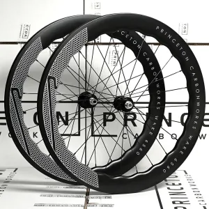 Princeton Carbonworks "Strada" WAKE 6560 Disc Brake Carbon Wheelset - Chrome Silver
