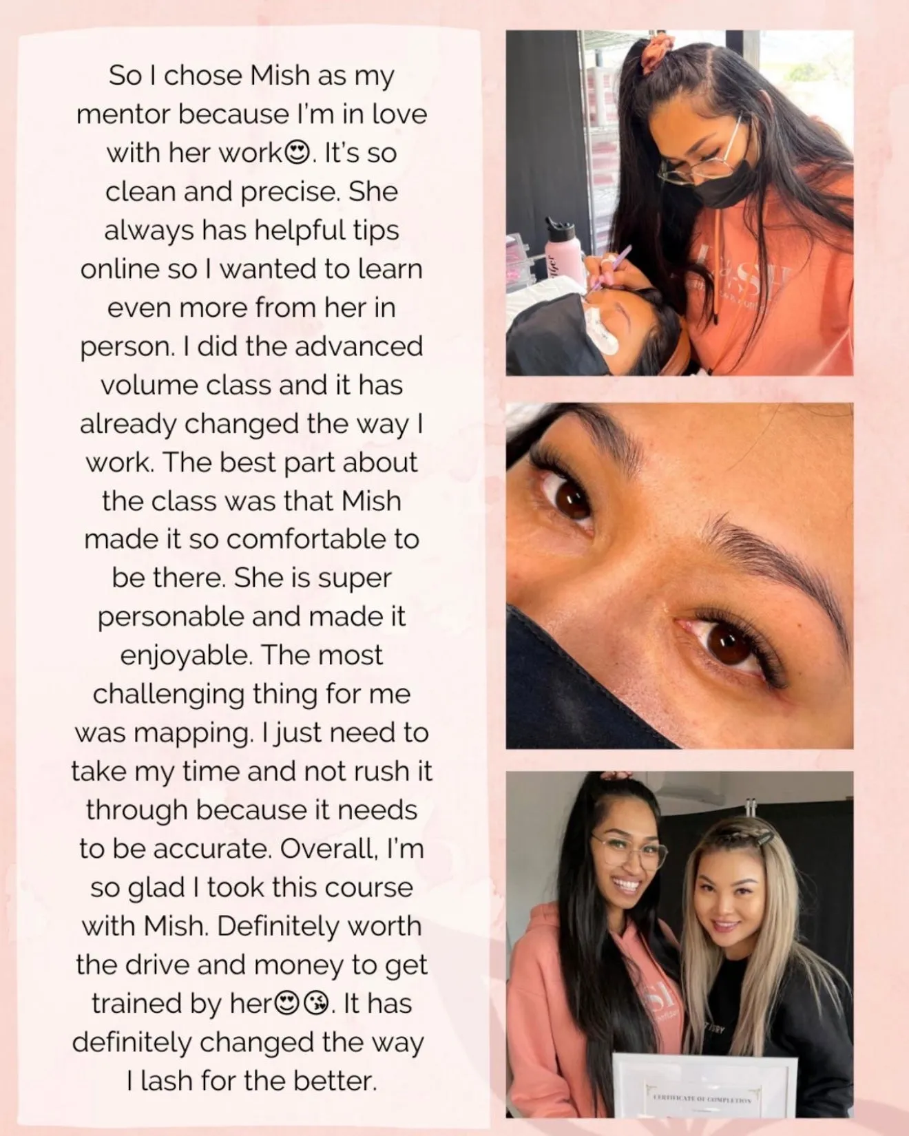 Private 1:1 Lash Training (Orange County, CA) - Deposit Only