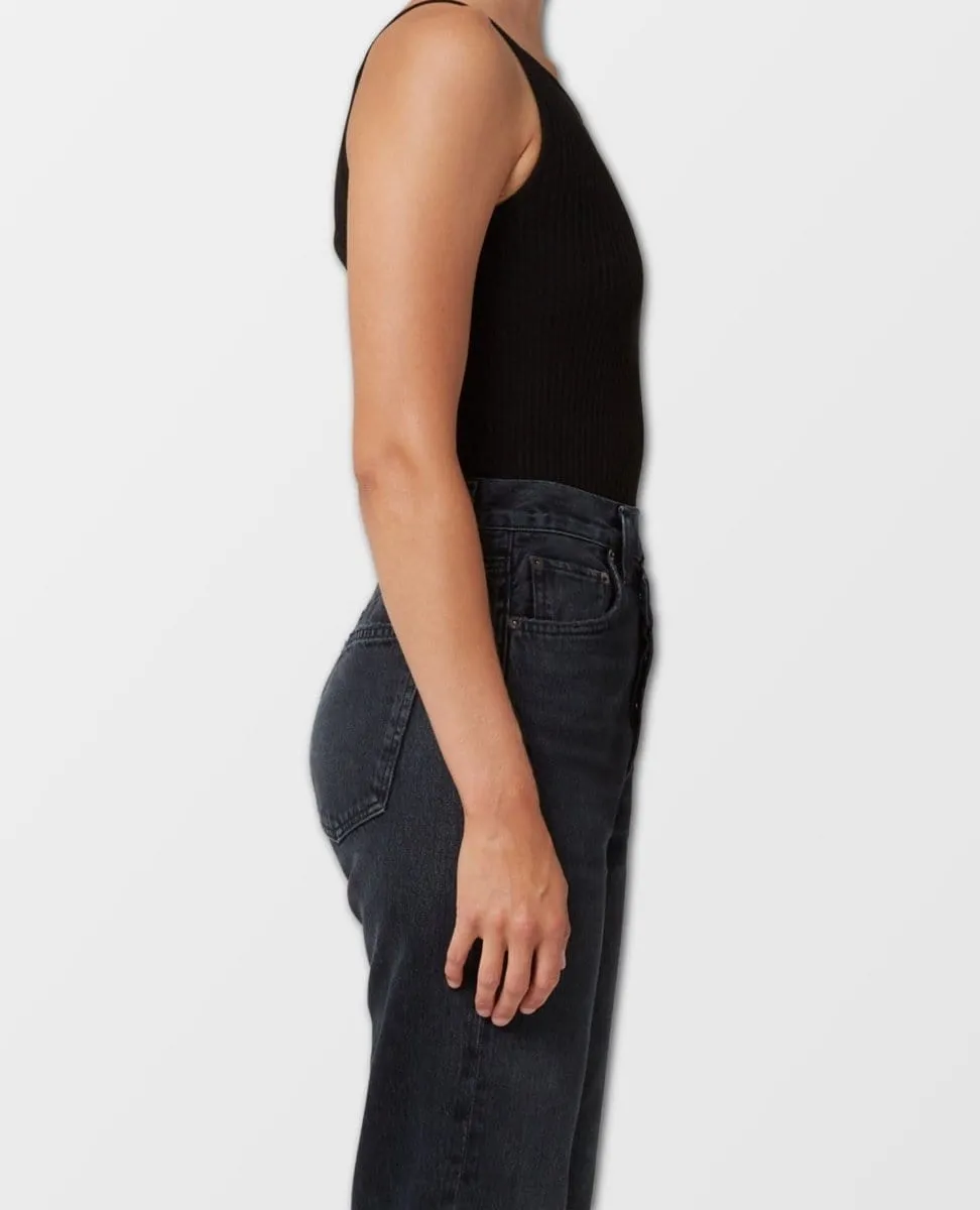 Priya Asymmetric Tank Black